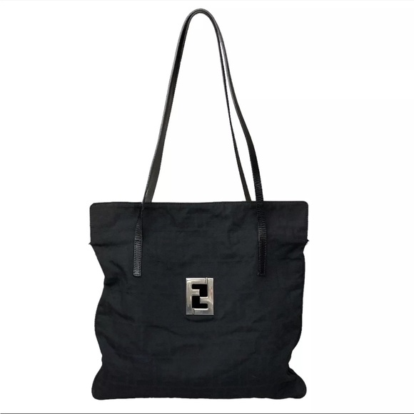 Vintage Fendi Zucca Nylon Tote - Picture 1 of 5